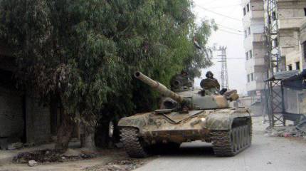 Сирийская армия развивает наступление на разных участках фронта