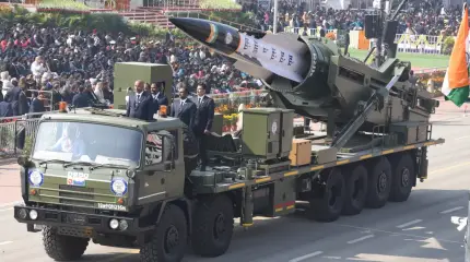 Индийский береговой ракетный комплекс с гиперзвуковым боевым оснащением LR-AShM