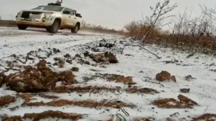 Российский дрон-камикадзе устроил погоню за пикапом ВСУ