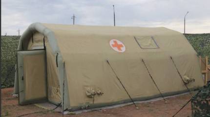 Новейший полевой госпиталь поступил в ЦВО