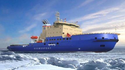 В Гамбурге заложили новый дизель-электрический ледокол проекта 21900М2 для Дальнего Востока