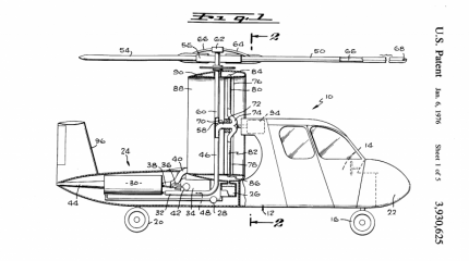 Проект парового вертолета А. Кривки (США)