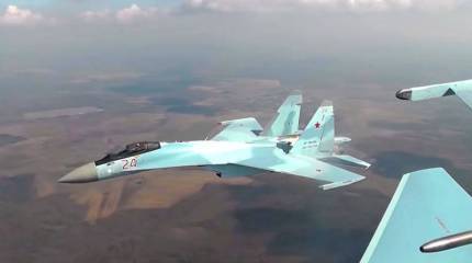 Российские истребители Су-35С заступили на боевое дежурство по охране воздушного пространства Союзного государства