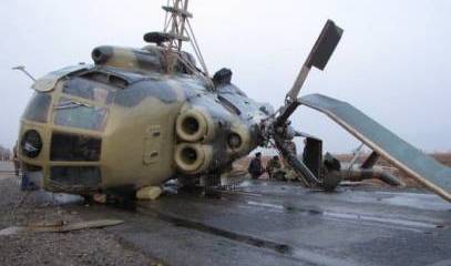 Mi-8 helicopter crashed on takeoff