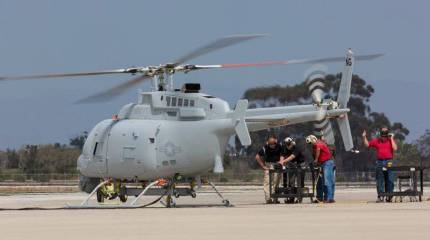 Корпорация Northrop Grumman передала ВМФ США первый рабочий экземпляр беспилотника MQ-8C Fire Scout