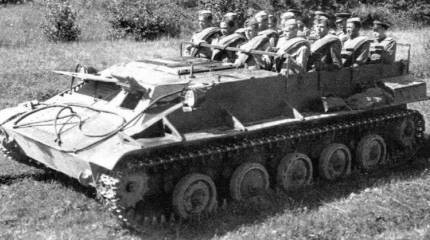 Гусеничный бронетранспортер К-75