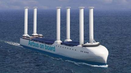 Компания Airbus переходит на перевозки самолетокомплектов судами с роторами Флеттнера