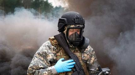 Украинские военные всё чаще проводят учения по радиохимической защите