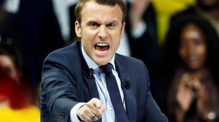 Эммануэль Макрон метил в Россию, а попал в Америку и Китай