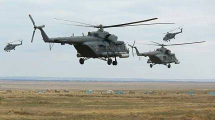Вертолеты Ми-8АМТШ ВВО совершили уникальный беспосадочный перелет