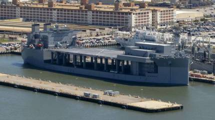 ВМС США пополнились очередной экспедиционной морской платформой класса Lewis B. Puller