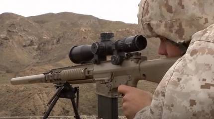 «Нивелирует разрыв между стрелком и квалифицированным снайпером»: в США испытывается винтовка M110A1