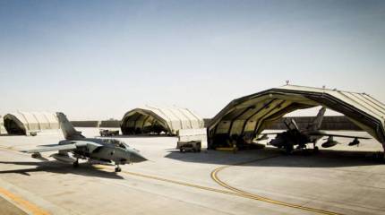 Британия на IDEX-2019 представила быстровозводимые армейские ангары