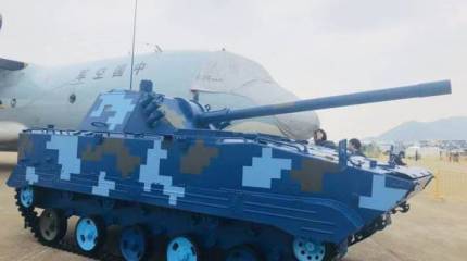 В Китае представили новую десантную САУ