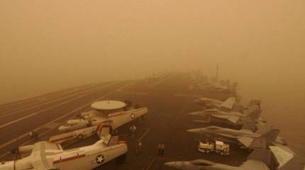 "Буря в пустыне". Удар палубной авиации