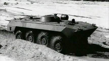 «Объект 1200». Колесный конкурент будущей БМП-1