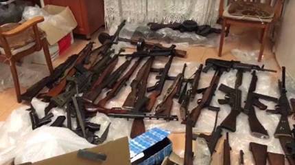 Спецслужбы перекрыли канал контрабанды оружия из ЕС. В арсенале даже миномёты и ПТР