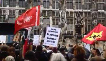 Жители Германии освистали премьер-министра Украины Арсения Яценюка