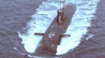 ПЛАТ К-305 пр. 671РТМ. Слежение за авианосной многоцелевой группой "Энтерпрайз" в апреле 1983 г
