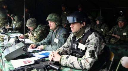 В Сербии начались крупнейшие в истории страны военные учения