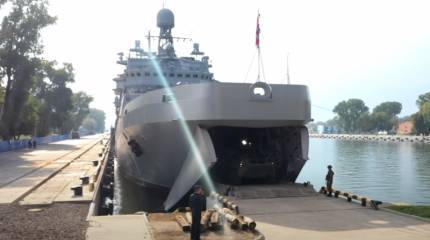 В судостроительной отрасли подтвердили возможность использования БДК проекта 11711 в качестве минного заградителя