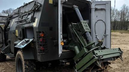 На Украине провели испытания новых мобильных миномётов