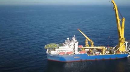 Патрульный корабль ВМС Дании около трёх часов маневрировал близ судна-трубоукладчика «Академик Черский»