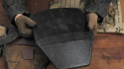 Украинские военные устроили стресс-тест бронеплите из российского комплекта «Ратник»