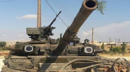 Террористы бросили в бой Т-90, захваченный в районе Алеппо