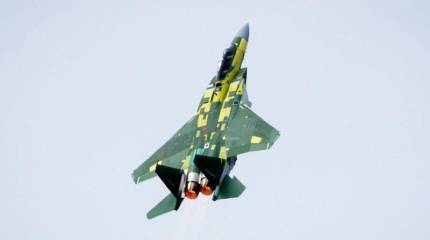 Первый истребитель F-15QA для ВВС Катара впервые взлетел в США