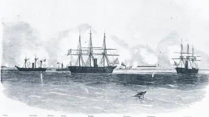 Битва в заливе Мобил. Конец сражения