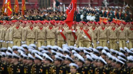 «Юнармия» начала подготовку к Параду Победы на Красной площади