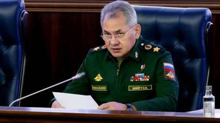 Шойгу сообщил об усилении западной и южной военных группировок