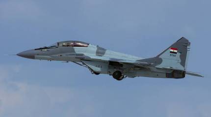 МиГ-29 ВВС Египта потерпел крушение во время тренировочного полёта