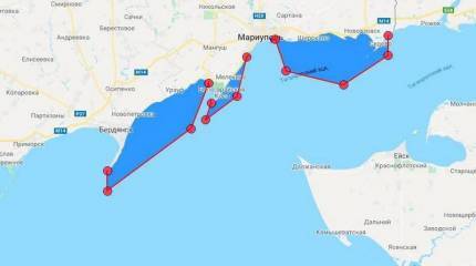 Украина закрывает часть Азовского моря в районе Мариуполя