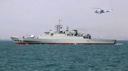 Iranian destroyer Jamaran-2 launched
