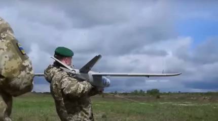 В Курской области «посадили» украинский разведывательный БПЛА