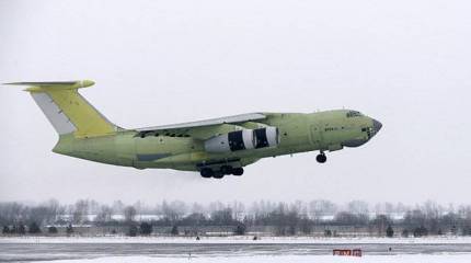 Новый транспортник Ил-76МД-90А поднялся в воздух с «Ульяновска-Восточного»