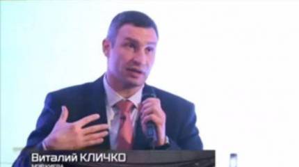 Кличко в Лондоне рассказал о своей руке...