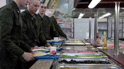 Para diciembre, el ejército ruso pasará al "buffet".