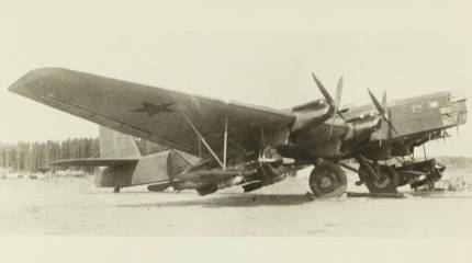 Повествование о «встрече» советских бомбардировщиков ТБ-3 с немецкими «мессершмиттами» в июне 1941