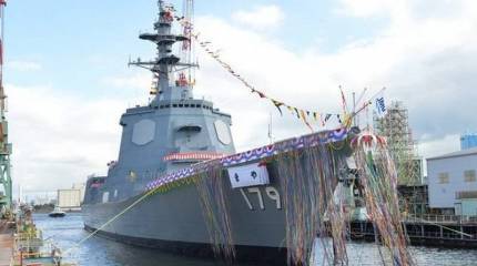 В Японии спущен на воду эсминец с системой ПВО-ПРО Aegis