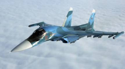 «Российский самолёт с загадочной окраской»: Су-34 запечатлён в необычном «камуфляже»