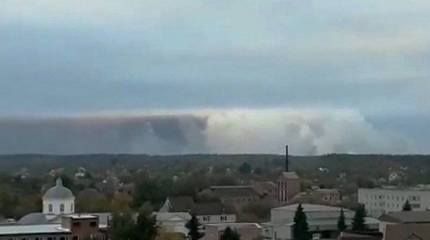 Москва, Муженко или диверсия? В Киеве ищут виновных в пожаре на складах