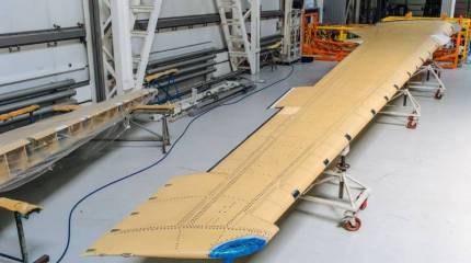 Завершены испытания на прочность элемента крыла самолета МС-21 из отечественных композитов