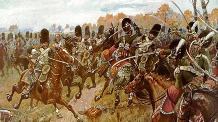 Последнее крупное сражение кампании 1813 года - бой при Ханау