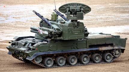 Зенитный ракетно-пушечный комплекс «Тунгуска-М1». Инфографика