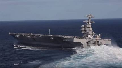 В США прошли полигонные испытания обновлённой версии палубной системы для авианосца «Джеральд Форд»