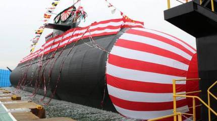 Первые в мире: японцы спустили на воду ПЛ с литиево-ионными батареями