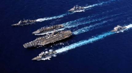 Авианосная ударная группа ВМС США вошла в Оманский залив